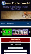 How horsetrailerworld.com looks like on a mobile device such as an iPhone.