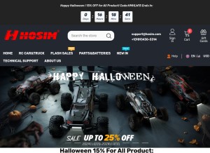 How hosim.com looks like on a tablet such as an iPad.