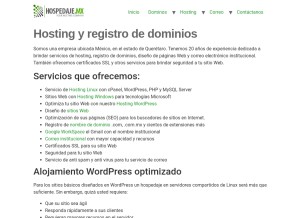 How hospedaje.mx looks like on a tablet such as an iPad.