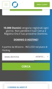 How host.it looks like on a mobile device such as an iPhone.