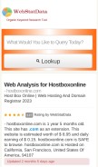 How hostboxonline.com.webstatdata.com looks like on a mobile device such as an iPhone.
