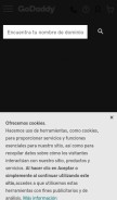 How hosteurope.es looks like on a mobile device such as an iPhone.