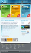 How hosting-zdarma.cz looks like on a mobile device such as an iPhone.