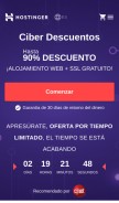 How hostinger.mx looks like on a mobile device such as an iPhone.