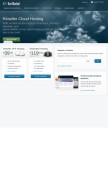 How hostrocket.com looks like on a mobile device such as an iPhone.