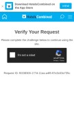 How hotelscombined.com looks like on a mobile device such as an iPhone.