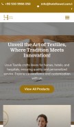 How hoteltowel.com.tr looks like on a mobile device such as an iPhone.