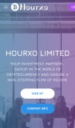 How hourxo.biz looks like on a mobile device such as an iPhone.