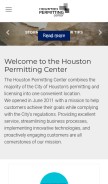 How houstonpermittingcenter.org looks like on a mobile device such as an iPhone.
