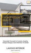 How houzzlab.com looks like on a mobile device such as an iPhone.
