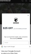 How hovsco.com looks like on a mobile device such as an iPhone.