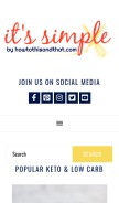 How howtothisandthat.com looks like on a mobile device such as an iPhone.