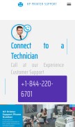 How hp-printer-support.us looks like on a mobile device such as an iPhone.