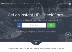 How hpicheck.com looks like on a tablet such as an iPad.
