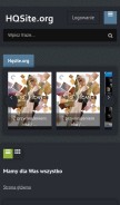 How hqsite.org looks like on a mobile device such as an iPhone.