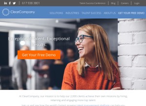 How hrmdirect.com looks like on a tablet such as an iPad.