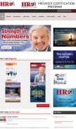 How hrotoday.com looks like on a mobile device such as an iPhone.