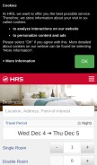 How hrs.de looks like on a mobile device such as an iPhone.