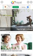 How hthayat.com looks like on a mobile device such as an iPhone.