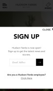 How hudsonyardsnewyork.com looks like on a mobile device such as an iPhone.