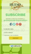 How huesomaker.com looks like on a mobile device such as an iPhone.