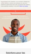 How humanis.com looks like on a mobile device such as an iPhone.
