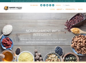 How hummingbirdwholesale.com looks like on a tablet such as an iPad.