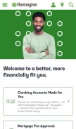 How huntingtonbank.com looks like on a mobile device such as an iPhone.