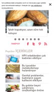 How hurriyetaile.com looks like on a mobile device such as an iPhone.