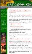 How hutcasino.com looks like on a mobile device such as an iPhone.