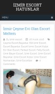 How hxznw.com looks like on a mobile device such as an iPhone.