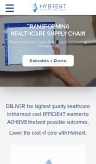 How hybrent.com looks like on a mobile device such as an iPhone.