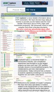 How hyipexplorer.com looks like on a mobile device such as an iPhone.