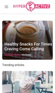 How hyperactivz.com looks like on a mobile device such as an iPhone.