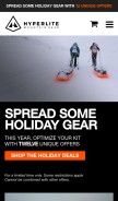 How hyperlitemountaingear.com looks like on a mobile device such as an iPhone.