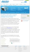 How hypersurf.com looks like on a mobile device such as an iPhone.