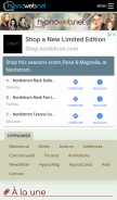 How hypnoweb.net looks like on a mobile device such as an iPhone.