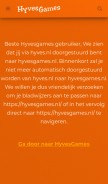 How hyves.nl looks like on a mobile device such as an iPhone.
