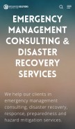 How i-s-consulting.com looks like on a mobile device such as an iPhone.