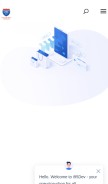 How i95dev.com looks like on a mobile device such as an iPhone.