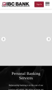 How ibc.com looks like on a mobile device such as an iPhone.