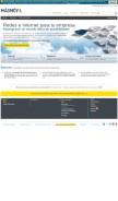 How ibercom.com looks like on a mobile device such as an iPhone.