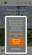 How iberdrola.es looks like on a mobile device such as an iPhone.