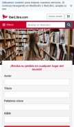 How iberlibro.com looks like on a mobile device such as an iPhone.