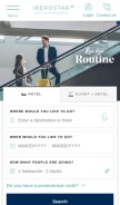 How iberostar.com looks like on a mobile device such as an iPhone.