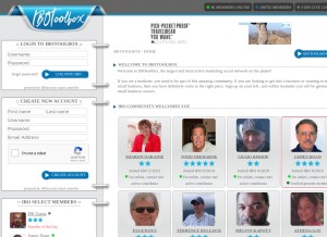 How ibotoolbox.com looks like on a tablet such as an iPad.