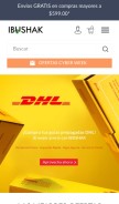 How ibushak.com looks like on a mobile device such as an iPhone.