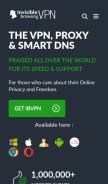 How ibvpn.com looks like on a mobile device such as an iPhone.