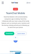 How icewarp.com looks like on a mobile device such as an iPhone.