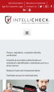 How icmobil.com looks like on a mobile device such as an iPhone.